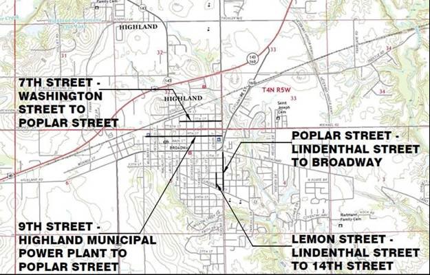 Street Resurfacing 2025 Map